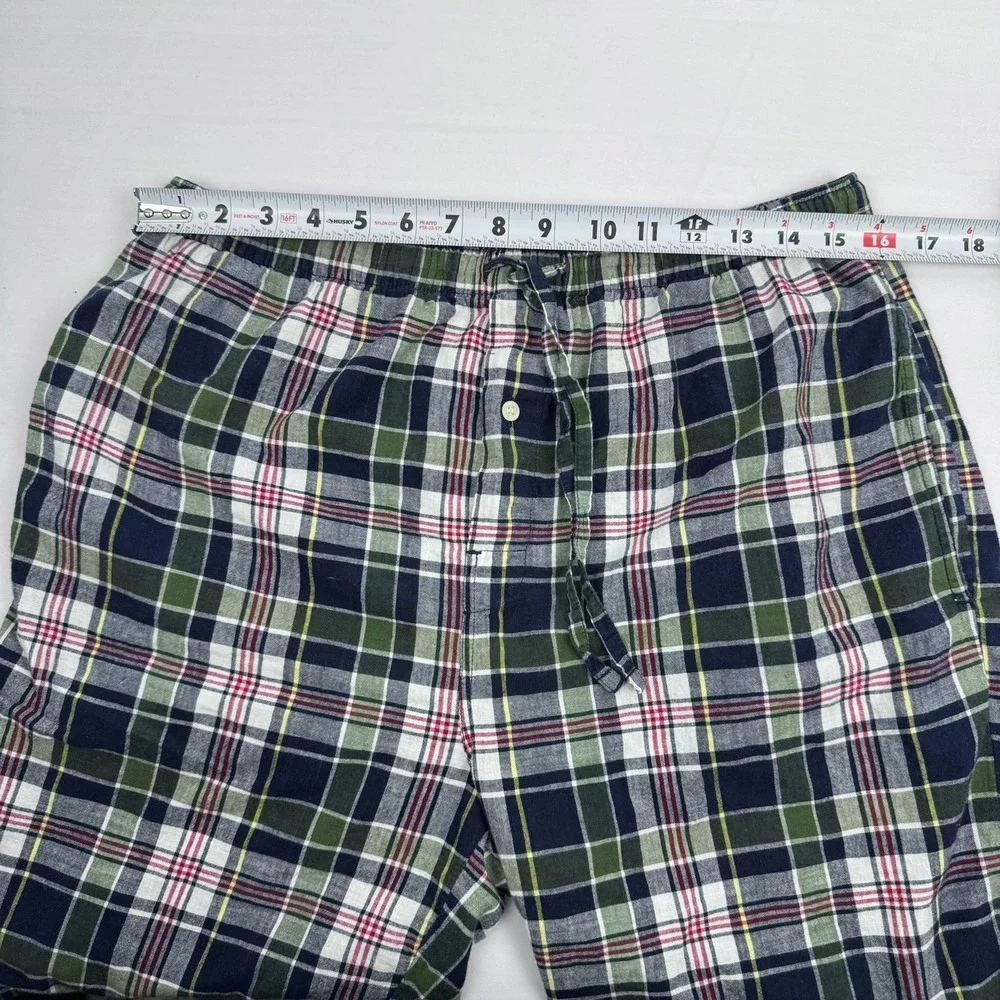 Polo‎ Ralph Lauren Men's Small Plaid Sleep Shorts Cotton Sleepwear